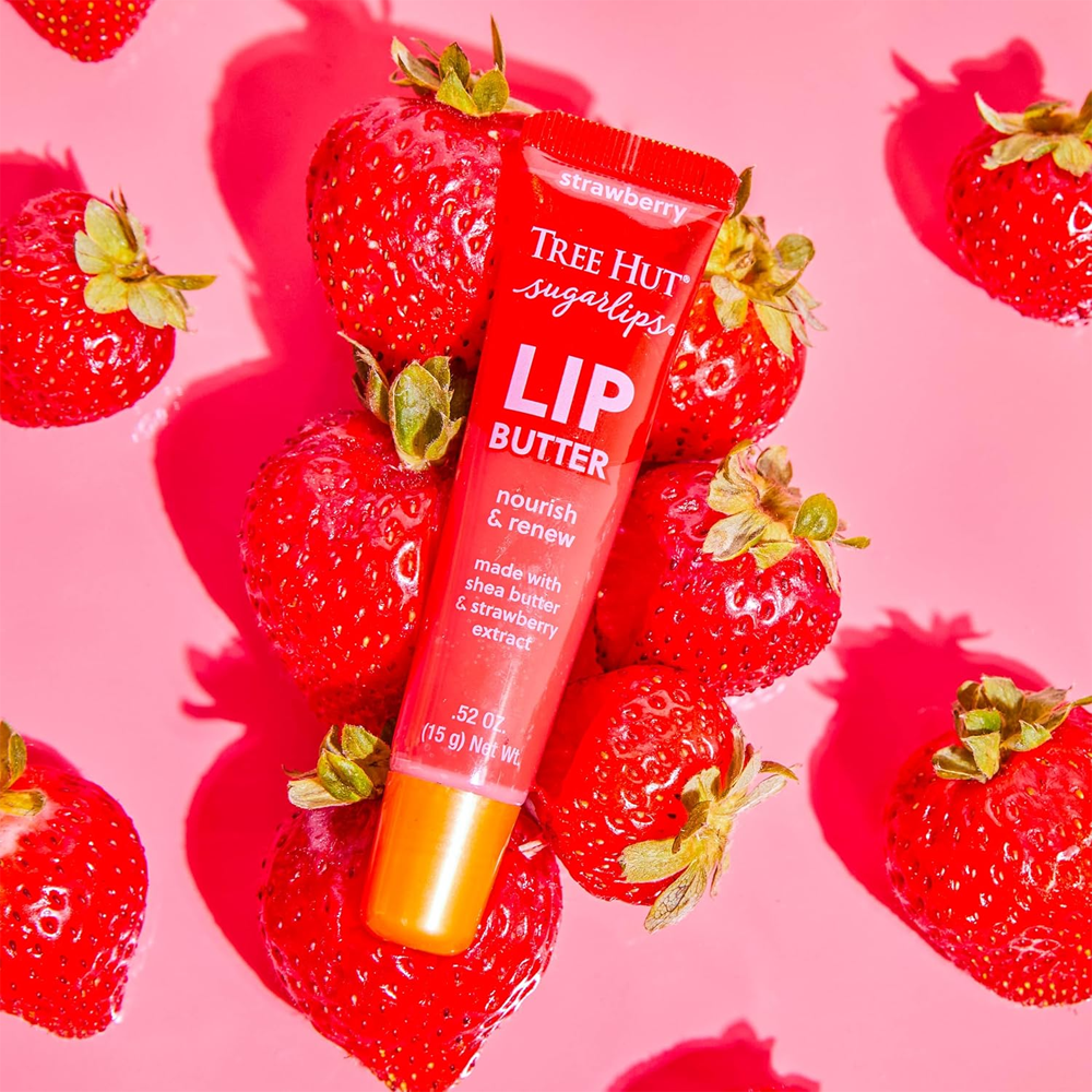 Tree Hut Strawberry Sugarlips Lip Butter 15г - Баттер для губ - фото №2